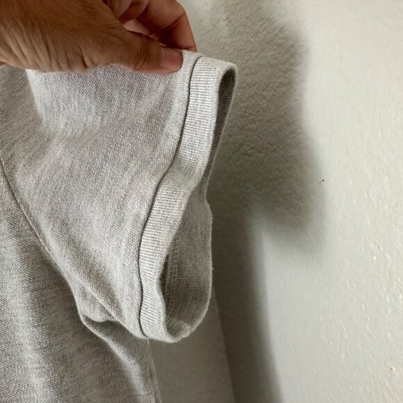 U.S. Polo Assn. Slim Fit Cotton Blend Tee Shirt Sleeve Heather Light Gray Sz L - Picture 4 of 10